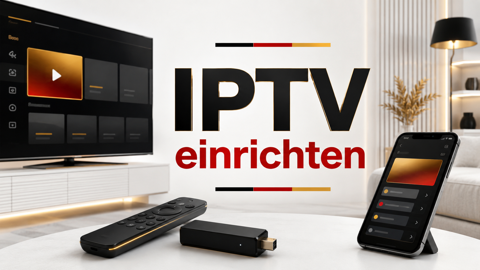 IPTV einrichten auf Smart TV und Fire TV Stick