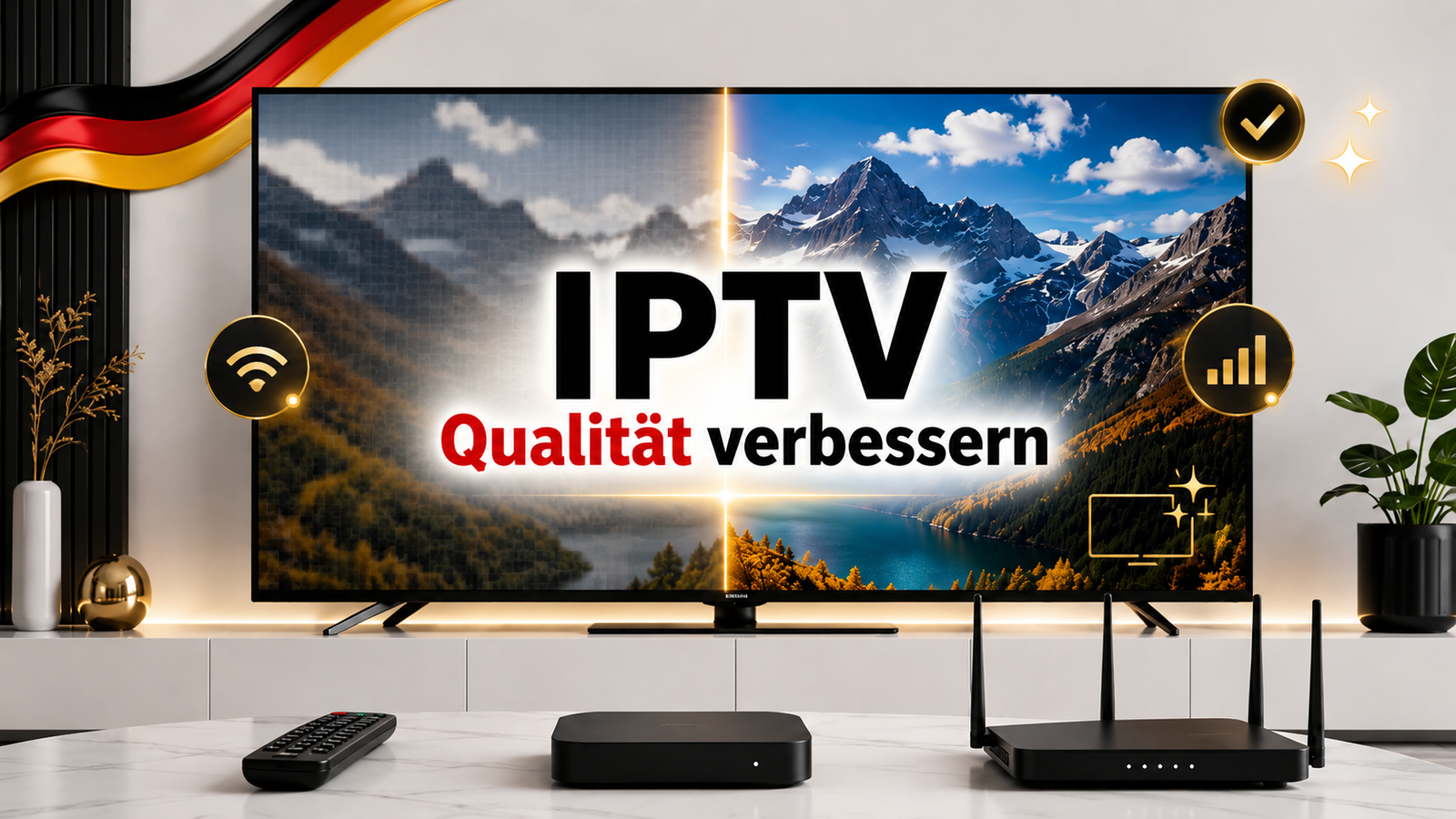IPTV Qualität verbessern für ein schärferes und flüssigeres Bild