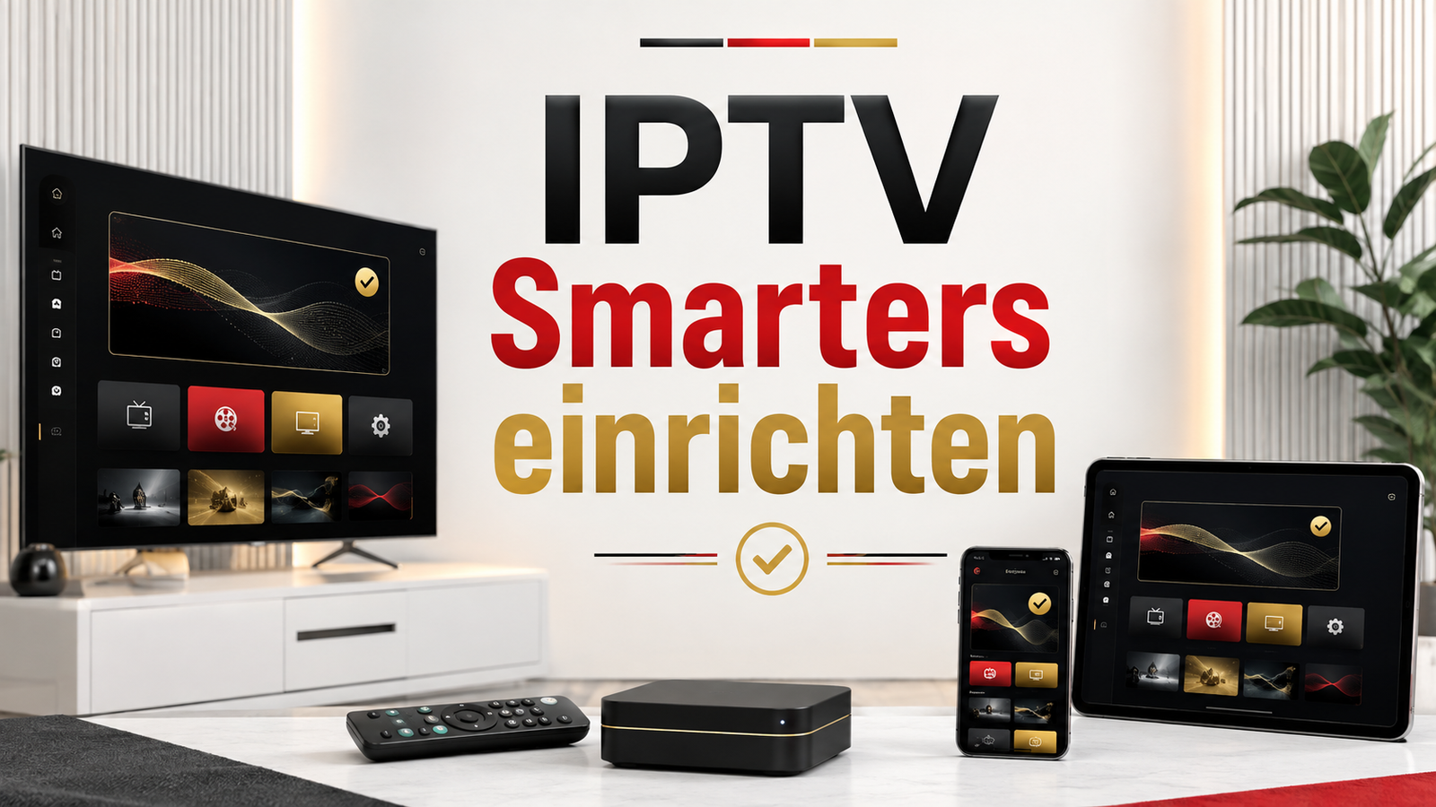 IPTV Smarters Pro einrichten auf Smart TV und Streaming-Gerät